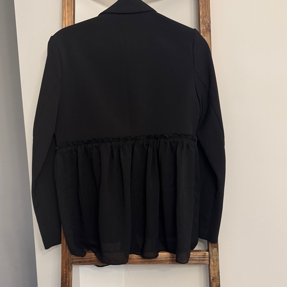 Simply Vera Vera Wang Classic Black Jacket - Picture 2 of 3